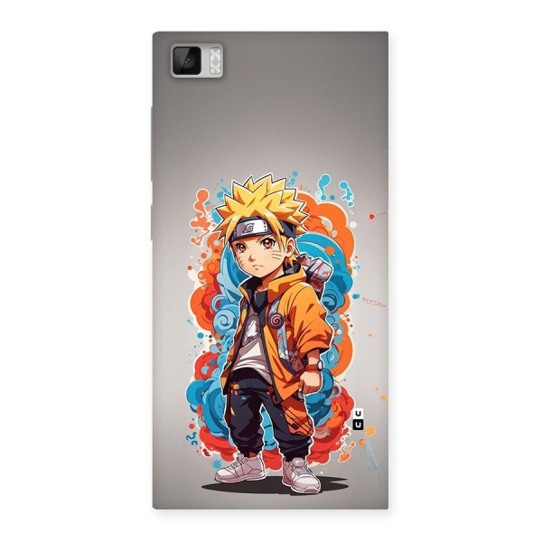 Cool Naruto Uzumaki Back Case for Mi3