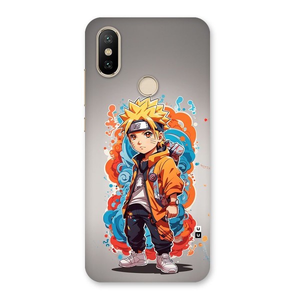 Cool Naruto Uzumaki Back Case for Mi A2