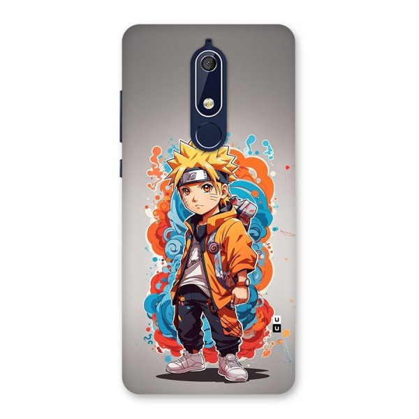 Cool Naruto Uzumaki Back Case for Nokia 5.1