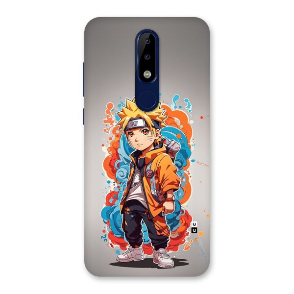 Cool Naruto Uzumaki Back Case for Nokia 5.1 Plus