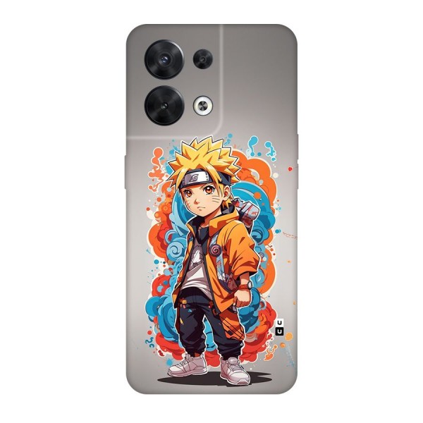 Cool Naruto Uzumaki Back Case for Oppo Reno8 5G