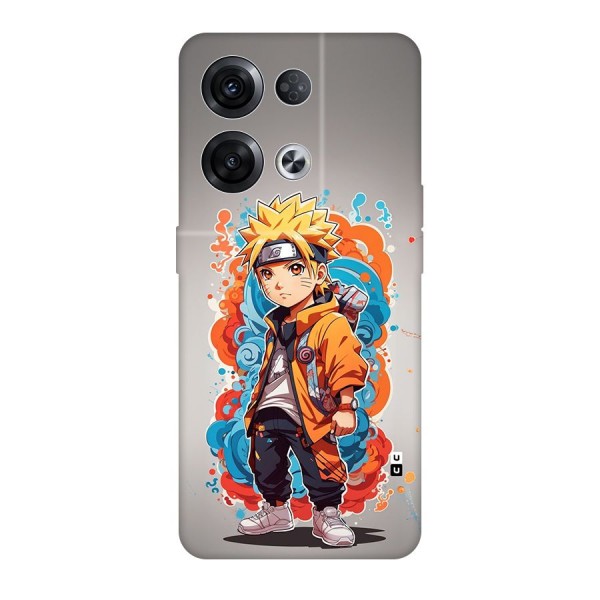 Cool Naruto Uzumaki Back Case for Oppo Reno8 Pro 5G