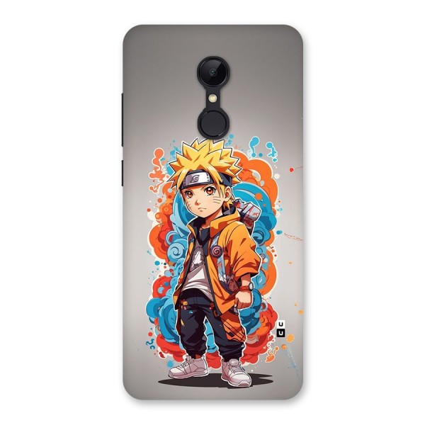 Cool Naruto Uzumaki Back Case for Redmi 5