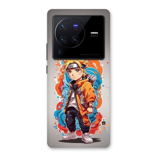 Cool Naruto Uzumaki Back Case for Vivo X80 Pro