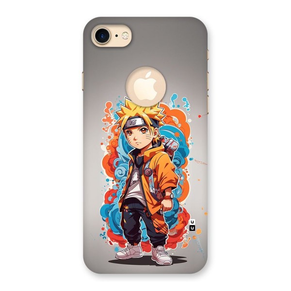 Cool Naruto Uzumaki Back Case for iPhone 8 Logo Cut