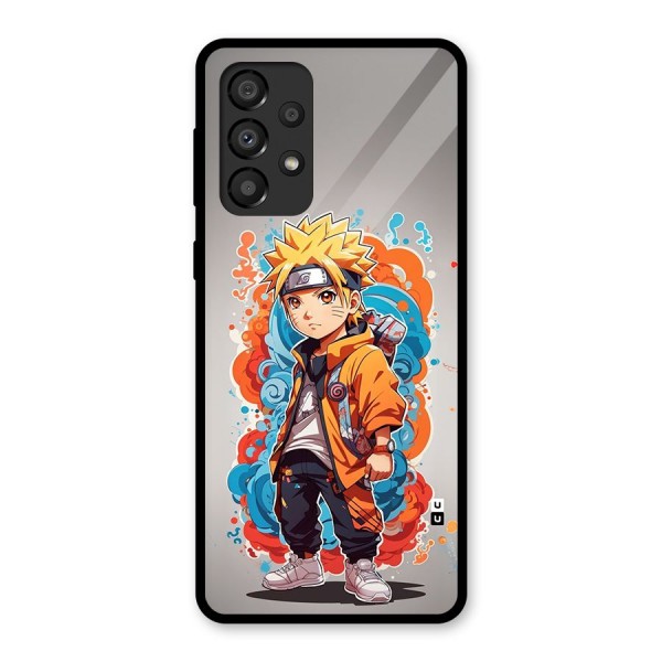 Cool Naruto Uzumaki Glass Back Case for Galaxy A33 5G