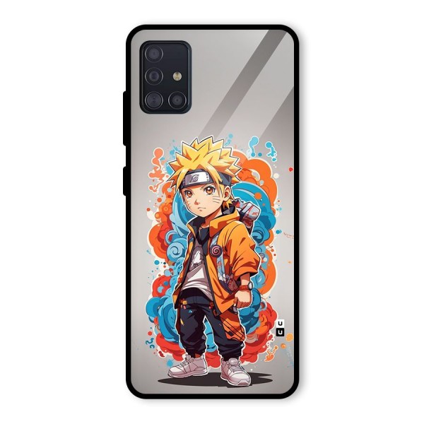 Cool Naruto Uzumaki Glass Back Case for Galaxy A51