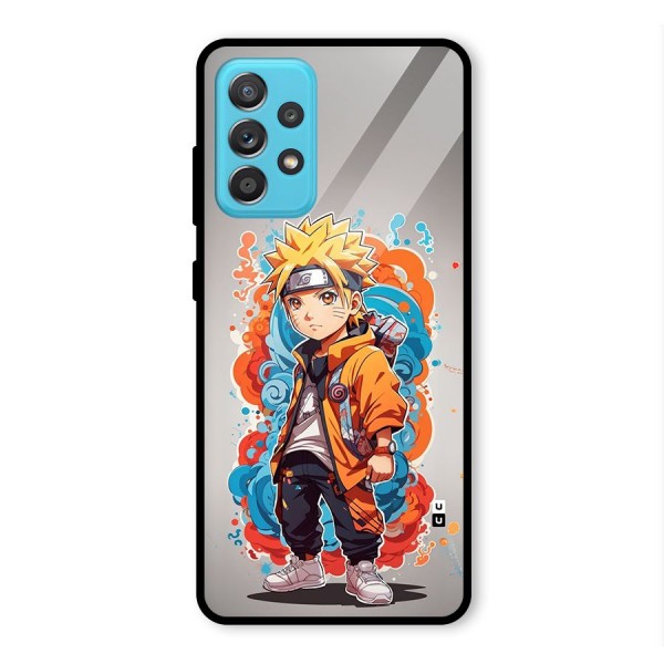 Cool Naruto Uzumaki Glass Back Case for Galaxy A52