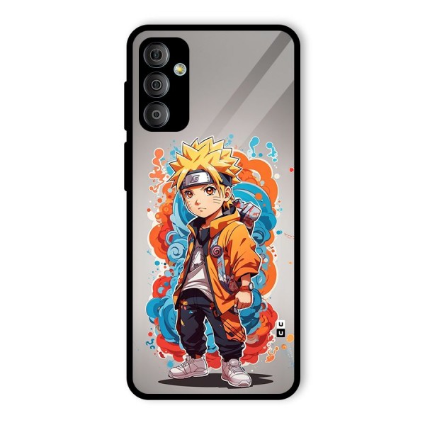 Cool Naruto Uzumaki Glass Back Case for Galaxy F23