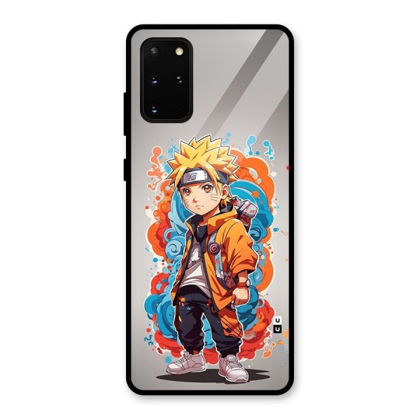 Cool Naruto Uzumaki Glass Back Case for Galaxy S20 Plus