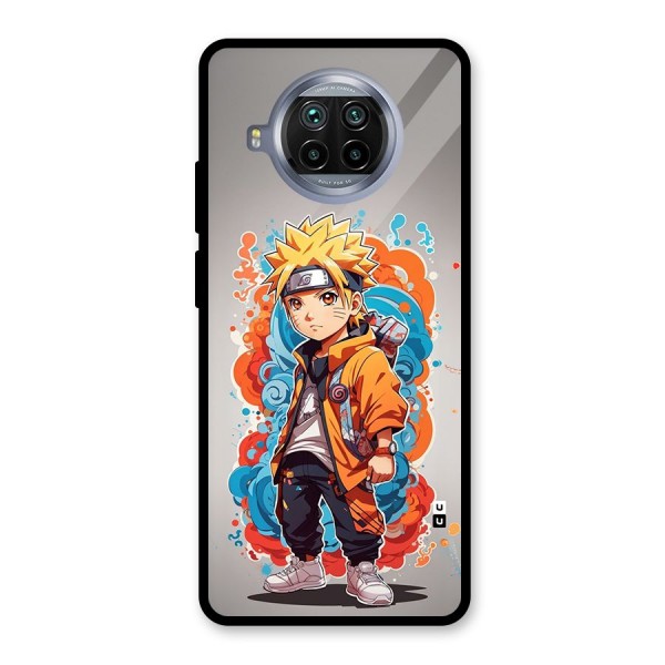 Cool Naruto Uzumaki Glass Back Case for Mi 10i