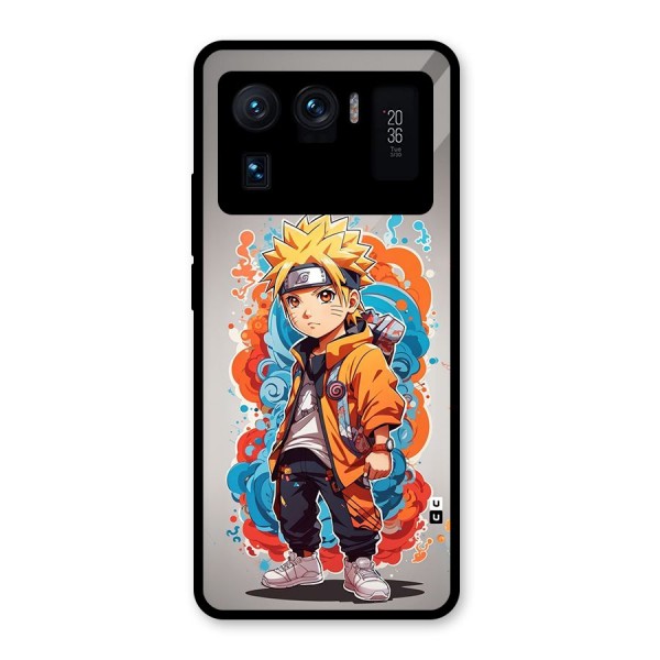 Cool Naruto Uzumaki Glass Back Case for Mi 11 Ultra