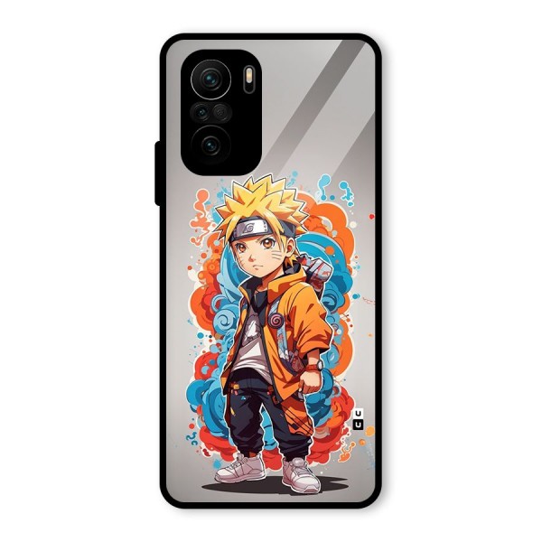 Cool Naruto Uzumaki Glass Back Case for Mi 11x