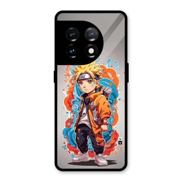 Cool Naruto Uzumaki Glass Back Case for OnePlus 11