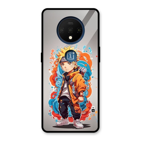 Cool Naruto Uzumaki Glass Back Case for OnePlus 7T