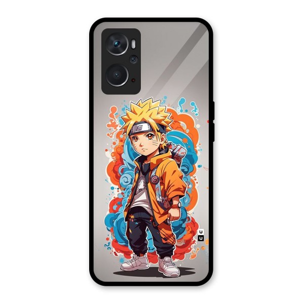 Cool Naruto Uzumaki Glass Back Case for Oppo K10 4G