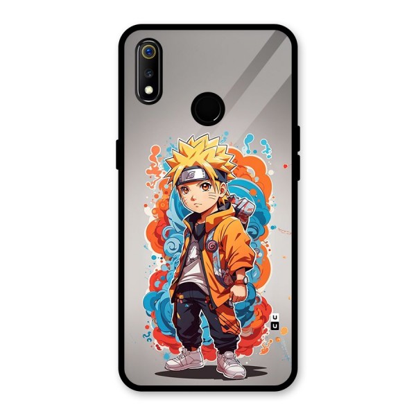 Cool Naruto Uzumaki Glass Back Case for Realme 3i