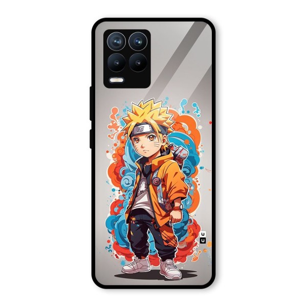 Cool Naruto Uzumaki Glass Back Case for Realme 8