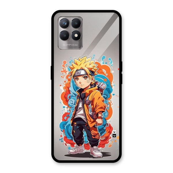 Cool Naruto Uzumaki Glass Back Case for Realme 8i