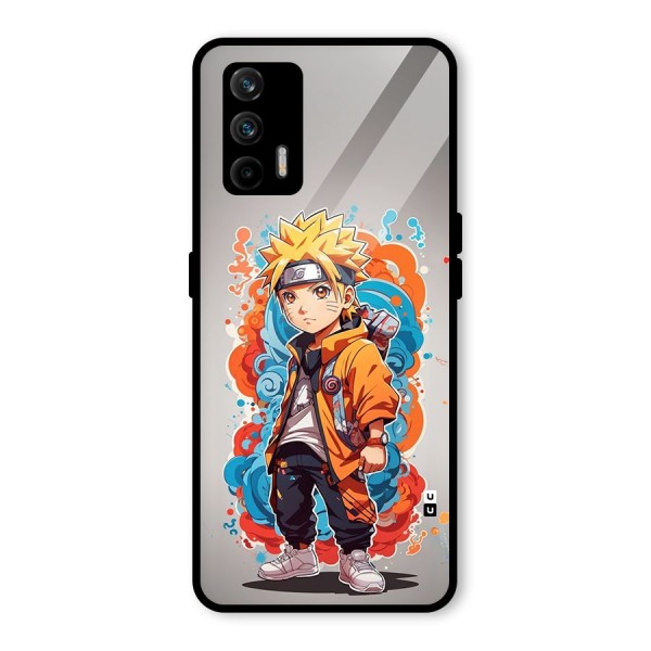 Cool Naruto Uzumaki Glass Back Case for Realme GT 5G