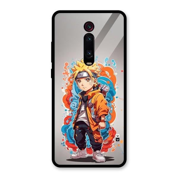 Cool Naruto Uzumaki Glass Back Case for Redmi K20 Pro