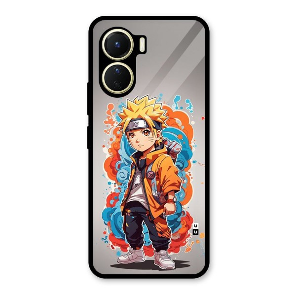 Cool Naruto Uzumaki Glass Back Case for Vivo Y16