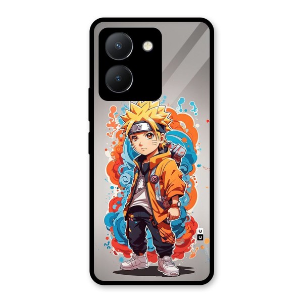 Cool Naruto Uzumaki Glass Back Case for Vivo Y36