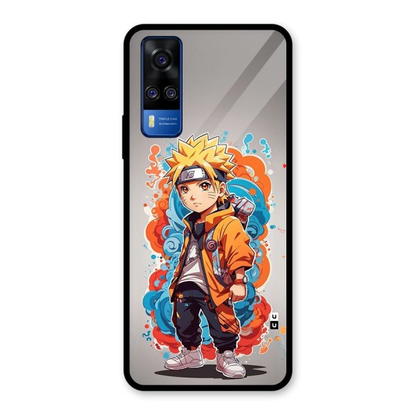 Cool Naruto Uzumaki Glass Back Case for Vivo Y51