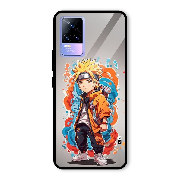 Cool Naruto Uzumaki Glass Back Case for Vivo Y73