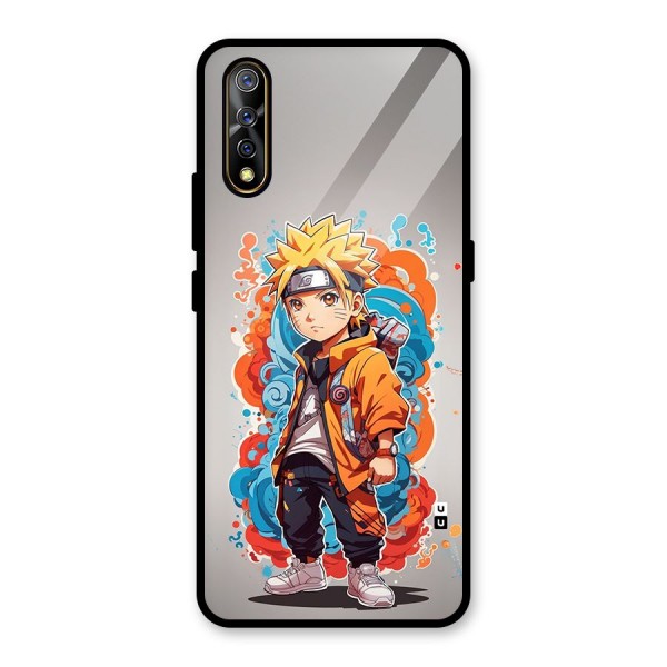 Cool Naruto Uzumaki Glass Back Case for Vivo Z1x