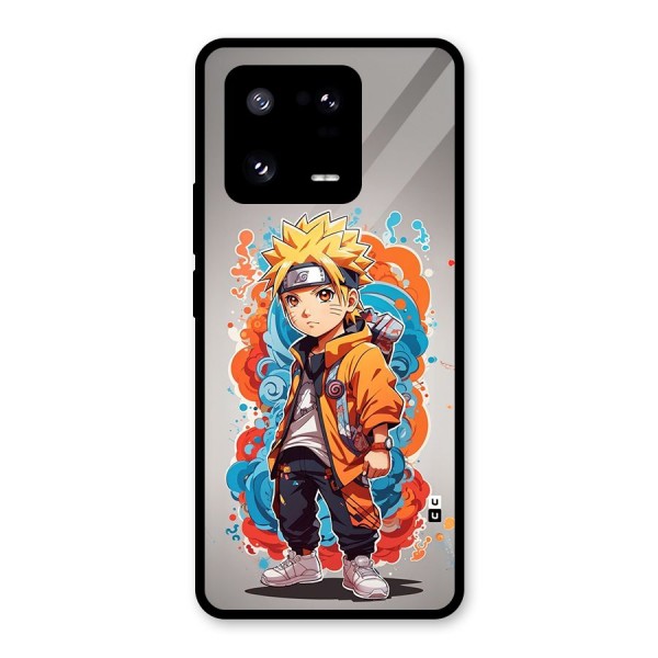 Cool Naruto Uzumaki Glass Back Case for Xiaomi 13 Pro