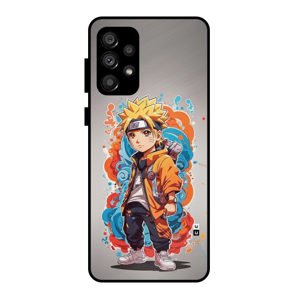 Cool Naruto Uzumaki Metal Back Case for Galaxy A73 5G