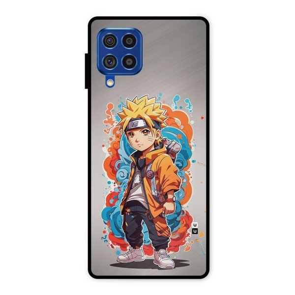 Cool Naruto Uzumaki Metal Back Case for Galaxy F62