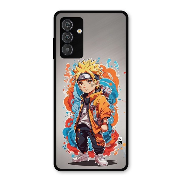 Cool Naruto Uzumaki Metal Back Case for Galaxy M13