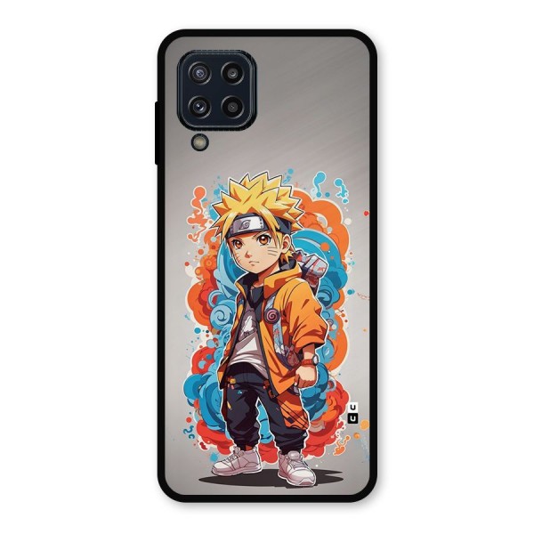 Cool Naruto Uzumaki Metal Back Case for Galaxy M32