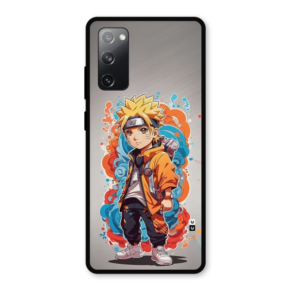 Cool Naruto Uzumaki Metal Back Case for Galaxy S20 FE