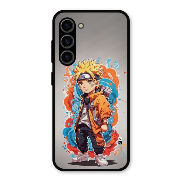 Cool Naruto Uzumaki Metal Back Case for Galaxy S23