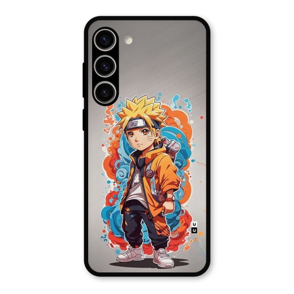 Cool Naruto Uzumaki Metal Back Case for Galaxy S23 Plus