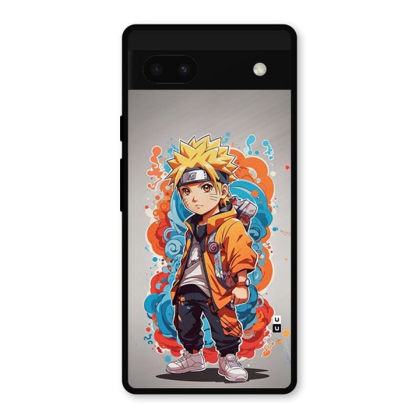 Cool Naruto Uzumaki Metal Back Case for Google Pixel 6a