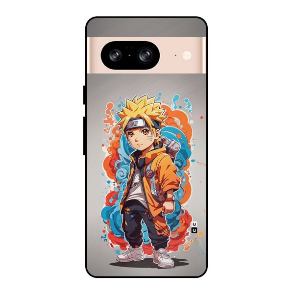 Cool Naruto Uzumaki Metal Back Case for Google Pixel 8