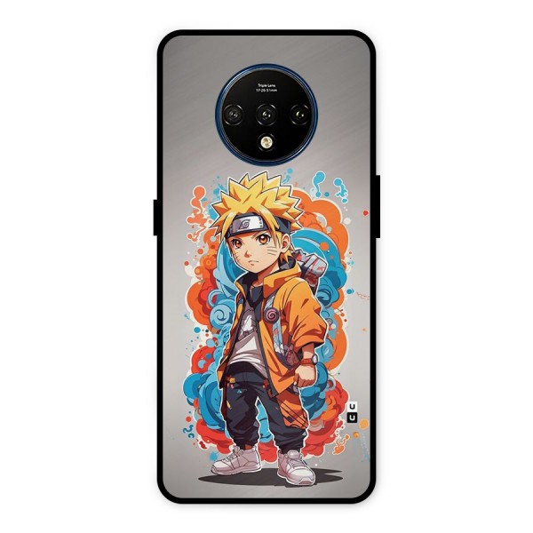 Cool Naruto Uzumaki Metal Back Case for OnePlus 7T