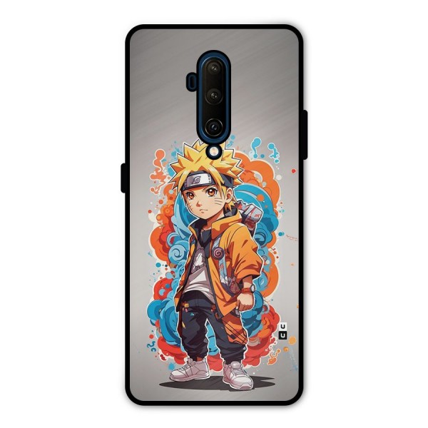 Cool Naruto Uzumaki Metal Back Case for OnePlus 7T Pro