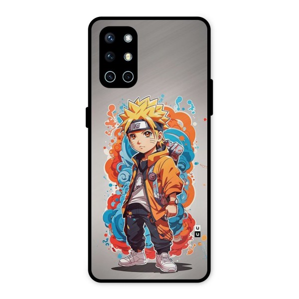 Cool Naruto Uzumaki Metal Back Case for OnePlus 9R