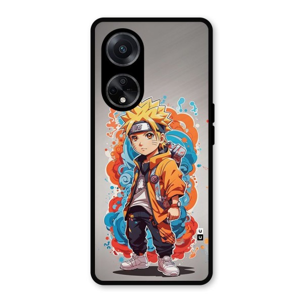 Cool Naruto Uzumaki Metal Back Case for Oppo F23