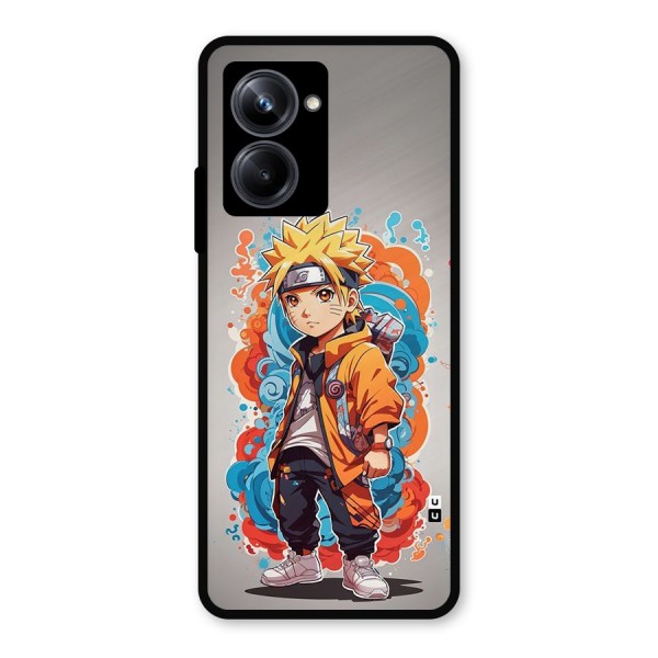 Cool Naruto Uzumaki Metal Back Case for Realme 10 Pro