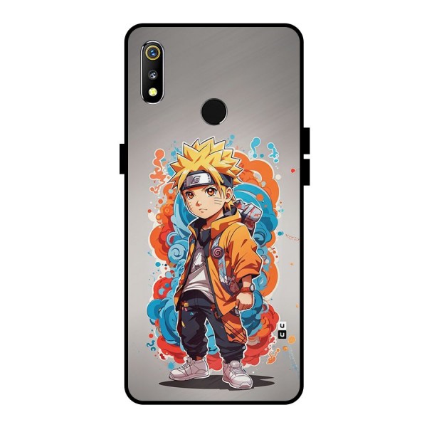 Cool Naruto Uzumaki Metal Back Case for Realme 3