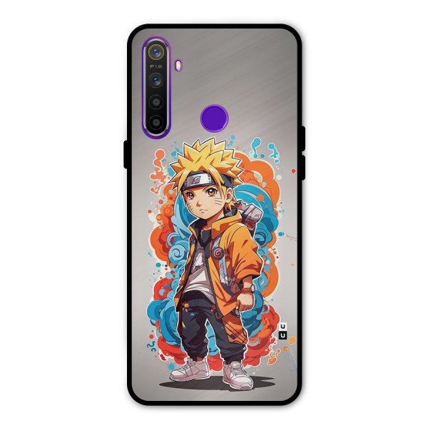 Cool Naruto Uzumaki Metal Back Case for Realme Narzo 10