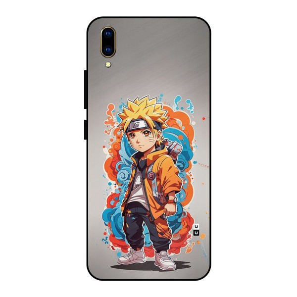 Cool Naruto Uzumaki Metal Back Case for Vivo V11 Pro