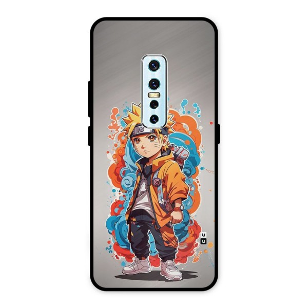 Cool Naruto Uzumaki Metal Back Case for Vivo V17 Pro