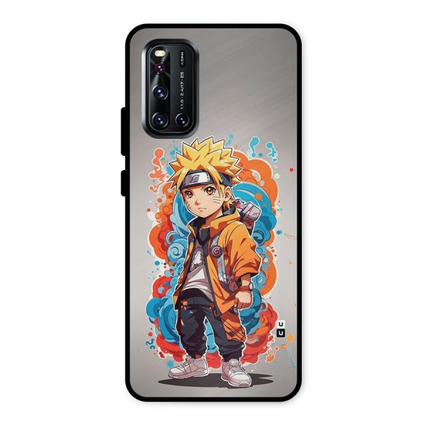 Cool Naruto Uzumaki Metal Back Case for Vivo V19